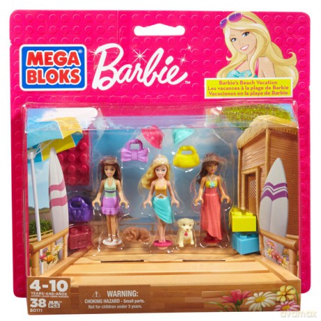 MAGA BLOKS Barbie wakacje na plaży [ZABAWKA]