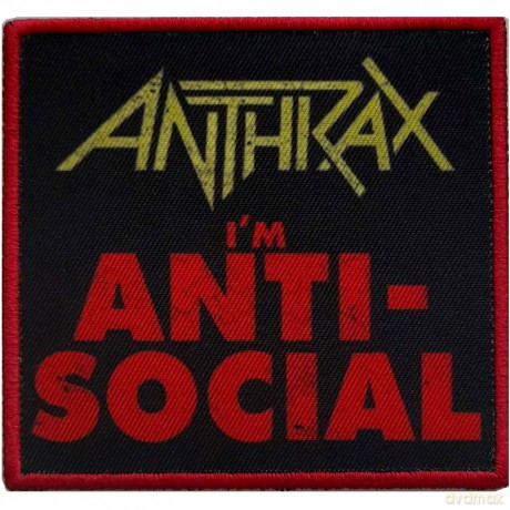 Anthrax: Standard Patch: Anti-Social
