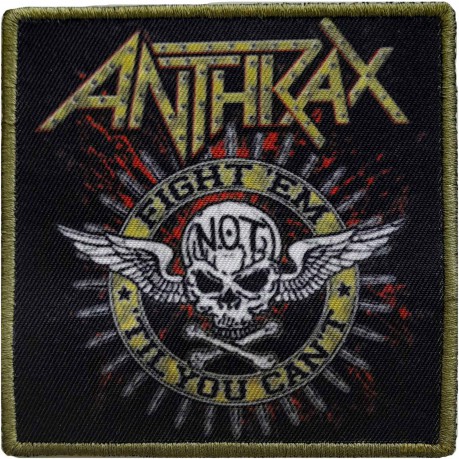 Anthrax: Standard Patch: Fight 'Em