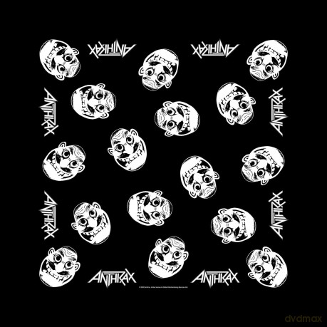 Anthrax: Unisex Bandana: Not Man (Black)