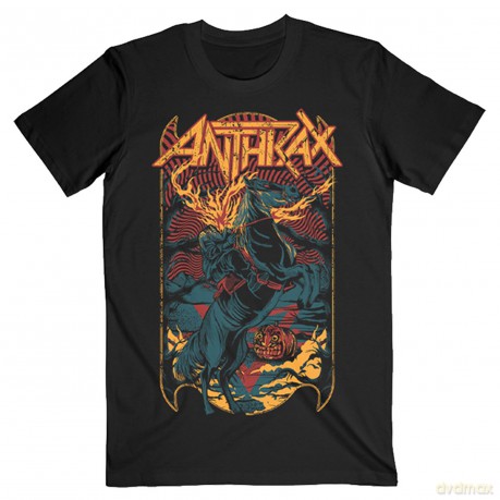 Anthrax: Unisex T-Shirt: Headless Horseman (Black) (Medium)