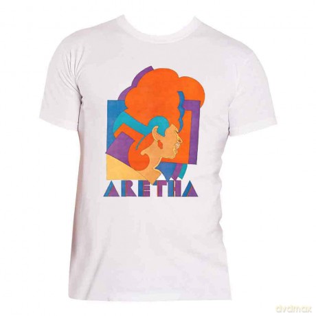 Aretha Franklin: Unisex T-Shirt: Milton Graphic (White) (Small)