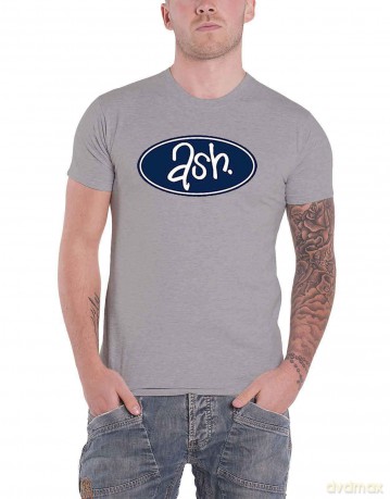 Ash: Unisex T-Shirt: Retro Logo (Black) (X-Large)
