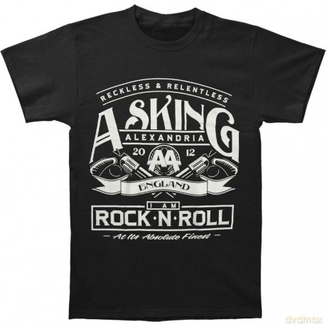 Asking Alexandria: Men's Tee: Rock 'n Roll (Large)