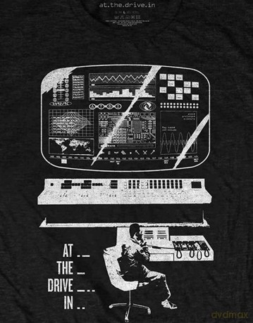 At The Drive-In: Unisex T-Shirt: Monitor (Black) (X-Large)