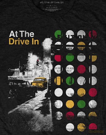 At The Drive-In: Unisex T-Shirt: Street (Black) (X-Large)