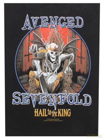 Avenged Sevenfold: Back Patch: Hail To The King