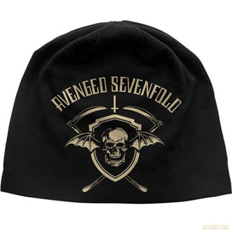 Avenged Sevenfold: Beanie Hat: Shield (Discharge Print)