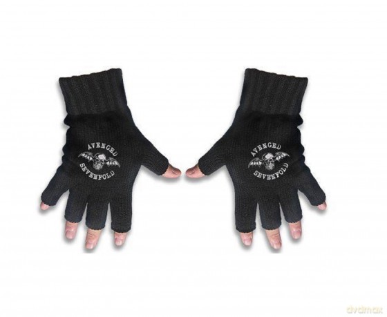 Avenged Sevenfold: Men's Fingerless Gloves: Death Bat