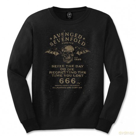 Avenged Sevenfold: Men's Long Sleeved Tee: Seize the Day (X-Large)