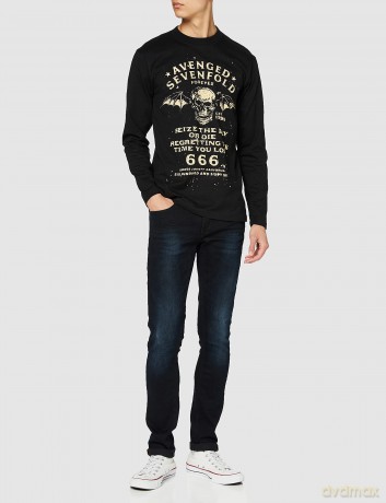 Avenged Sevenfold: Men's Long Sleeved Tee: Seize the Day (XX-Large)