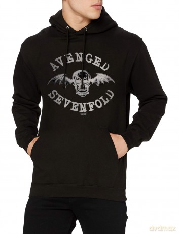 Avenged Sevenfold: Men's Pullover Hoodie: Logo (Large)