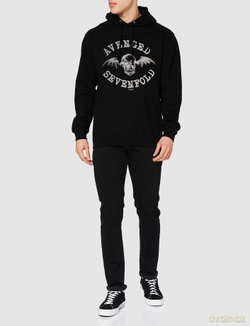 Avenged Sevenfold: Men's Pullover Hoodie: Logo (Large)