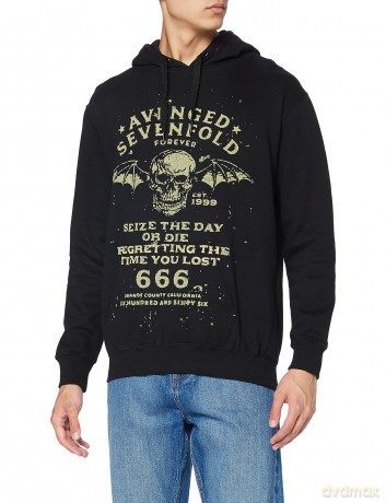 Avenged Sevenfold: Men's Pullover Hoodie: Seize the Day (Large)