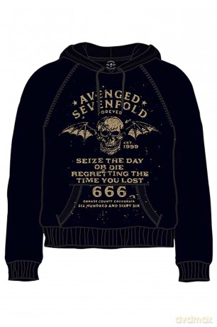 Avenged Sevenfold: Men's Pullover Hoodie: Seize the Day (Large)