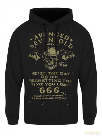 Avenged Sevenfold: Men's Pullover Hoodie: Seize the Day (X-Large)