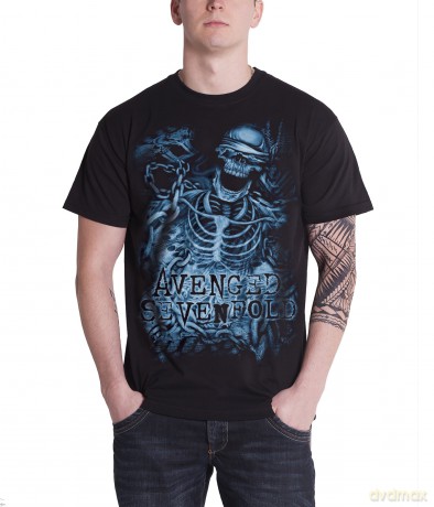 Avenged Sevenfold: Men's Tee: Chained Skeleton (Small)