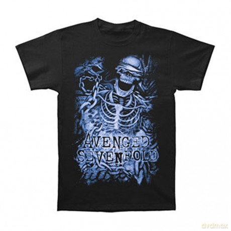 Avenged Sevenfold: Men's Tee: Chained Skeleton (XX-Large)