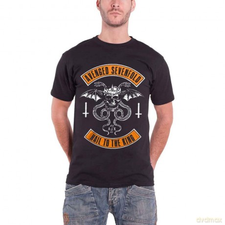Avenged Sevenfold: Men's Tee: Hail to the King (Large)