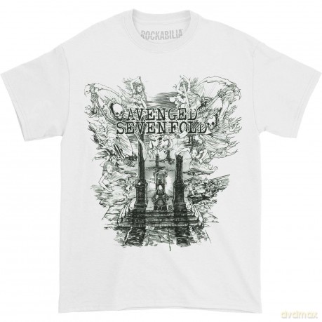 Avenged Sevenfold: Men's Tee: Land of Cain (X-Large)