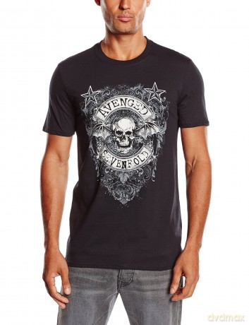 Avenged Sevenfold: Men's Tee: Stars Flourish (Large)