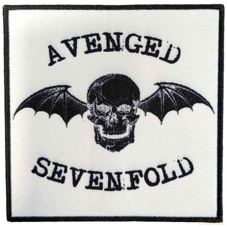 Avenged Sevenfold: Standard Patch: Classic Deathbat Negative