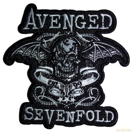 Avenged Sevenfold: Standard Patch: Deathbat Banner Cut-Out