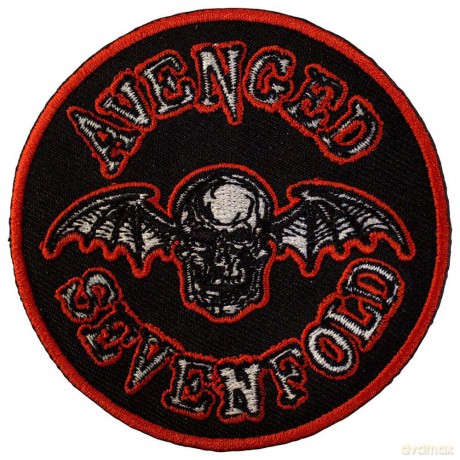 Avenged Sevenfold: Standard Patch: Deathbat Orange Border