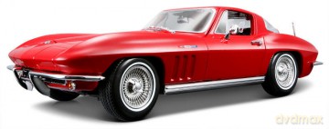 MAISTO Chevrolet Corvette 1965 (red) [ZABAWKA]