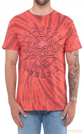 Avenged Sevenfold: Unisex T-Shirt: Pent Up (Red) (Wash Collection) (Medium)