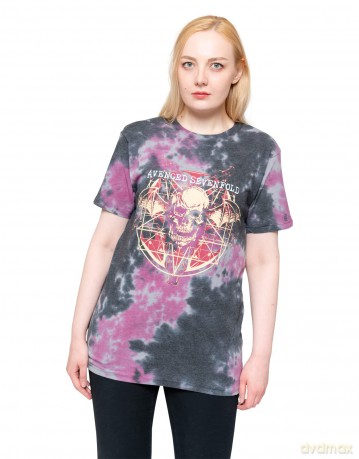 Avenged Sevenfold: Unisex T-Shirt: Ritual (Grey) (Wash Collection) (Large)