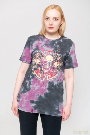 Avenged Sevenfold: Unisex T-Shirt: Ritual (Grey) (Wash Collection) (Medium)