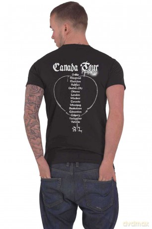 Avril Lavigne: Unisex T-Shirt: Love Sux (Black) (Back Print) (Small)