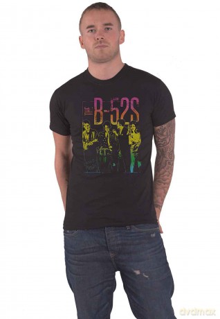 B52s: Unisex T-Shirt: Cosmic Thing (Black) (X-Large)