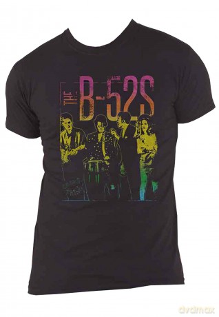 B52s: Unisex T-Shirt: Cosmic Thing (Black) (X-Large)