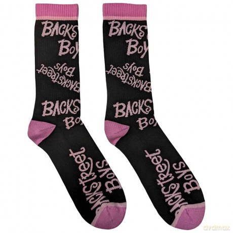 Backstreet Boys: Unisex Ankle Socks: Logo Repeat (Black) (UK Size 7 - 11)