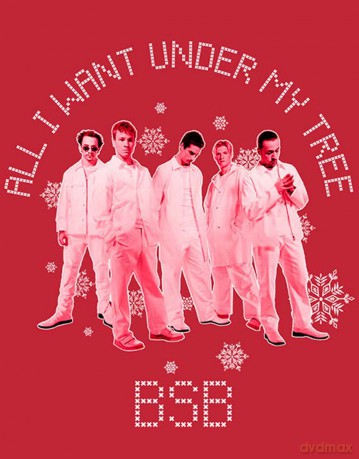 Backstreet Boys: Unisex T-Shirt: All I Want Xmas (Red) (XX-Large)