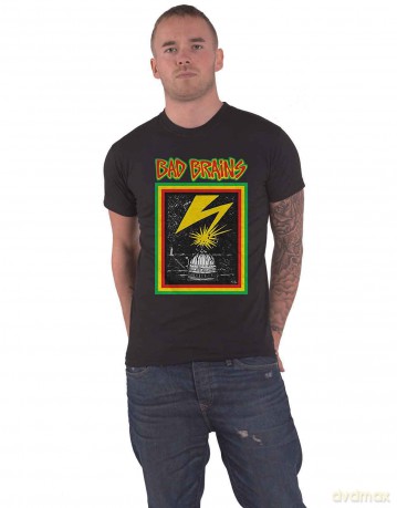 Bad Brains: Unisex T-Shirt: Capitol Strike (Black) (Large)