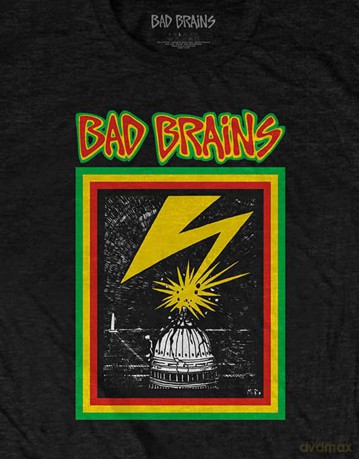 Bad Brains: Unisex T-Shirt: Capitol Strike (Black) (Large)