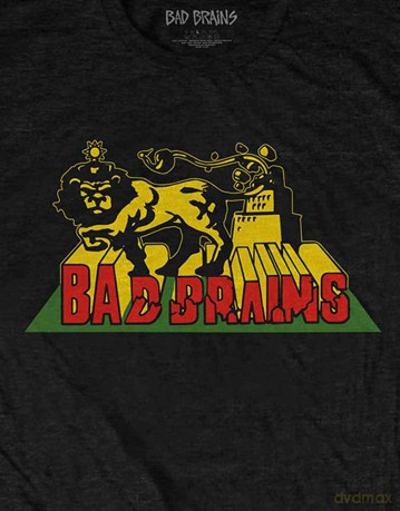 Bad Brains: Unisex T-Shirt: Lion Crush (Black) (Large)