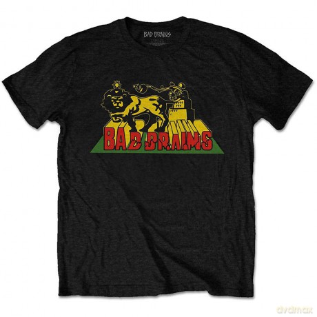 Bad Brains: Unisex T-Shirt: Lion Crush (Black) (Medium)