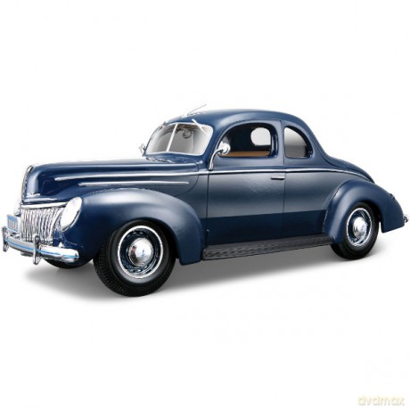 MAISTO Ford Deluxe Cupe 1939 (blue) [ZABAWKA]
