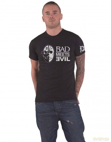 Bad Meets Evil: Unisex Tee: Masks (Small)