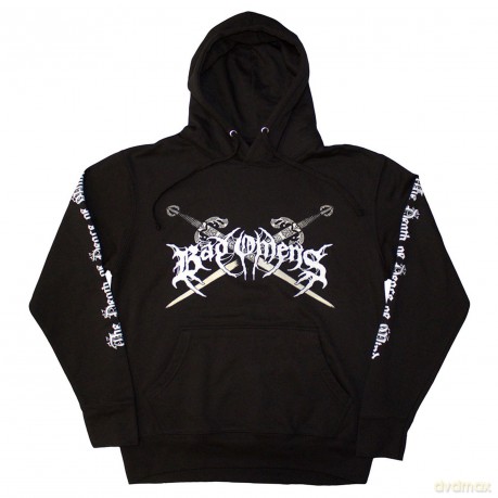 Bad Omens: Unisex Pullover Hoodie: Skull and Candles (Black) (Back Print) (Small)
