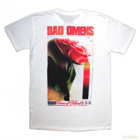 Bad Omens: Unisex T-Shirt: Flower (White) (Back Print) (Medium)