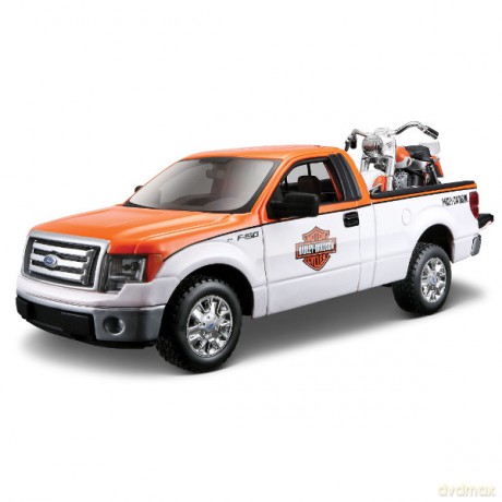 MAISTO Ford F150 Pickup FLH Duo Glide [ZABAWKA]