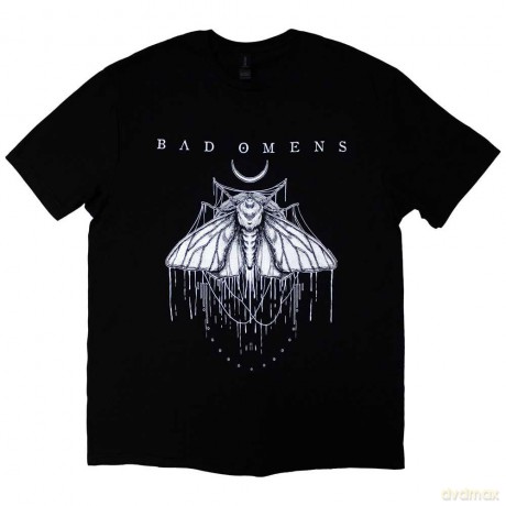 Bad Omens: Unisex T-Shirt: Moth (Black) (Medium)