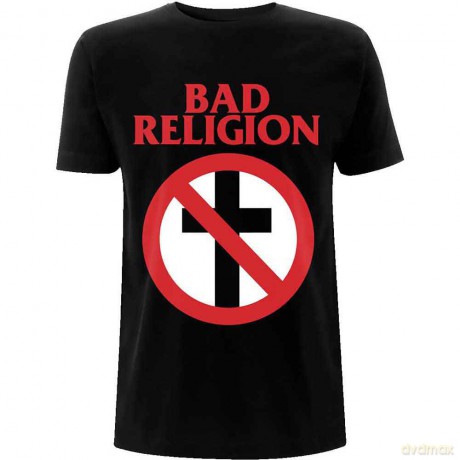 Bad Religion: Unisex T-Shirt: Classic Buster Cross (Black) (Large)