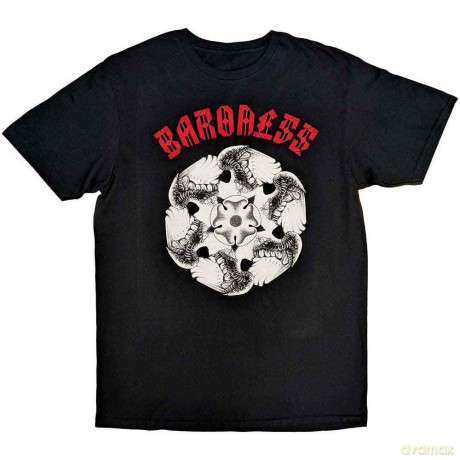 Baroness: Unisex T-Shirt: Lightwing (Black) (Back Print) (Small)