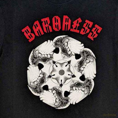 Baroness: Unisex T-Shirt: Lightwing (Black) (Back Print) (Small)